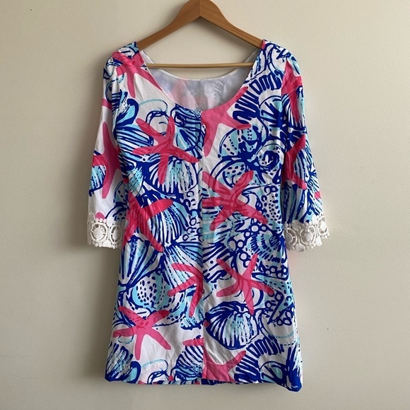 Lilly Pulitzer || She Shells Harbour Tunic Dress XS - Picture 3 of 7